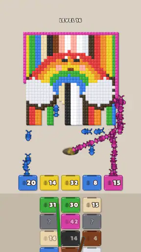 Ants Flow: Pixel Art & Rätsel screenshot 5