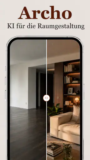 Archo – KI-Innenraumdesign screenshot 1