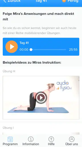 AudioFysio Rückenschmerzen App screenshot 7