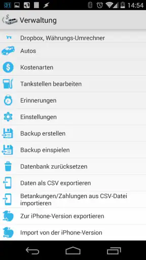 Auto-Kosten und Tankbuch PRO screenshot 8