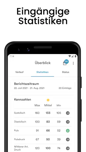 AVAX - Dein Blutdruck Tagebuch screenshot 2