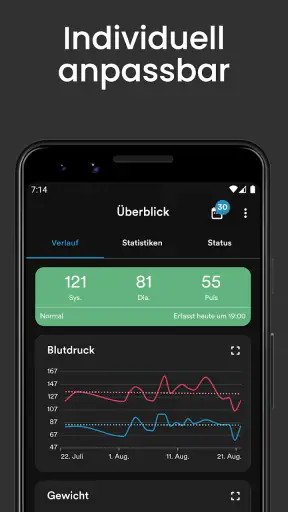 AVAX - Dein Blutdruck Tagebuch screenshot 7