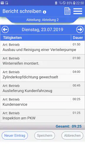 Azubiheft Online Berichtsheft screenshot 3