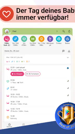 Baby Daybook - Stillen App screenshot 9