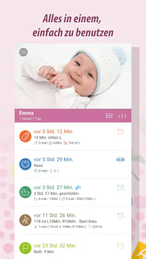 Baby Tracker - Babytagebuch screenshot 1