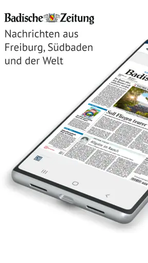 Badische Zeitung screenshot 1