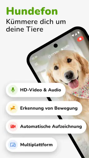 Barkio: Hundemonitor & Kamera screenshot 1