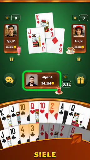 Batak Online HD - Spades screenshot 1