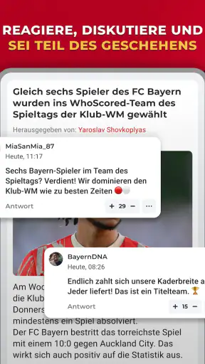 Bayern Live - für München Fans screenshot 11