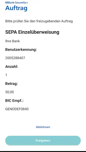 BBBank SecureGo+ screenshot 4