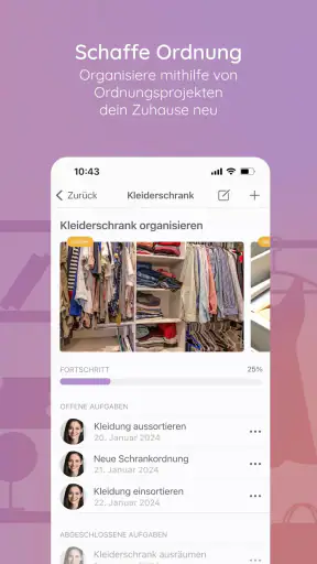 BeTidy » Putzplan & Ordnung screenshot 3