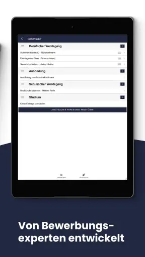 Bewerbungsapp (Lebenslauf App) screenshot 11