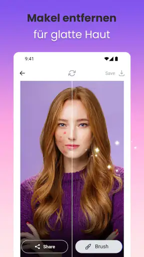 Bilder Schärfen mit AI Foto screenshot