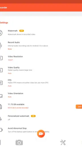 Bildschirmrekorder Videoeditor screenshot 11