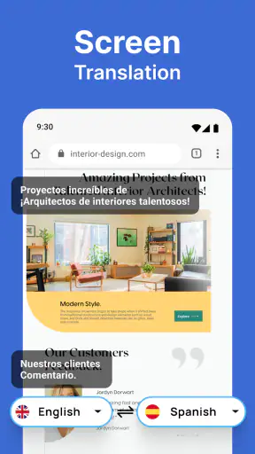 Bildschirmübersetzung screenshot 1