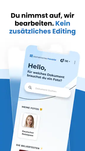 Passbilder App screenshot 2