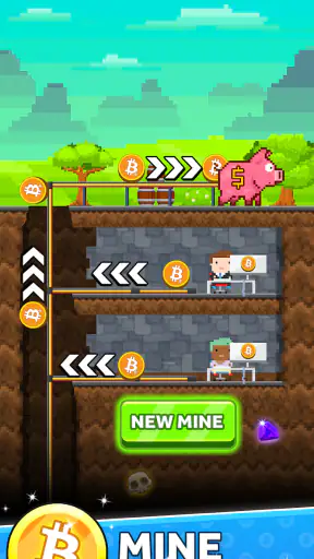 Bitcoin Miner Idle Tycoon Game screenshot 2