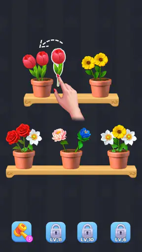 Blossom Sort® - Blumen Spiele screenshot 1