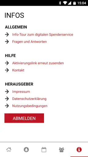 Blutspende - Spenderservice screenshot 10