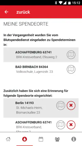 Blutspende - Spenderservice screenshot 11