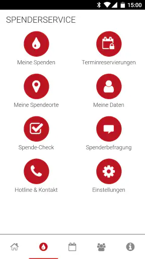 Blutspende - Spenderservice screenshot 4