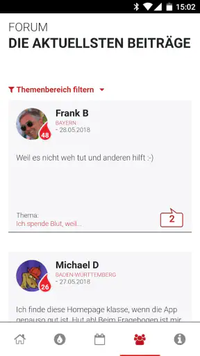 Blutspende - Spenderservice screenshot 6