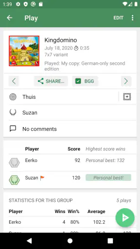 Board Game Stats screenshot 4