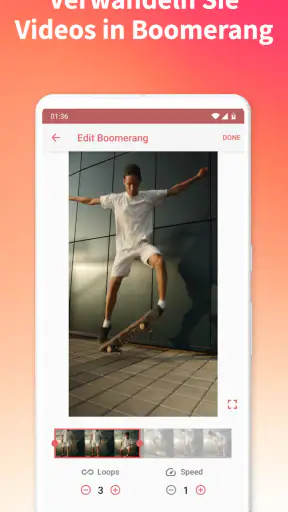 Boomerit Bumerang Video Maker screenshot 1