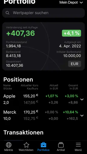 Börse Online - News & Kurse screenshot 3