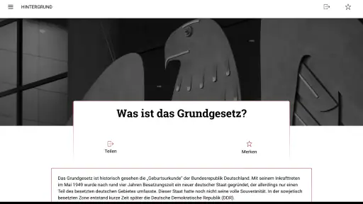 bpb: Das Grundgesetz screenshot 12