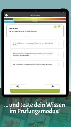 Büffeln Fischerprüfungen screenshot 11