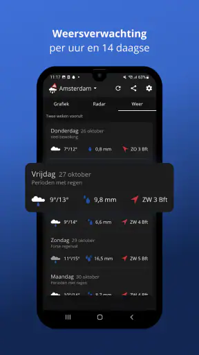 Buienalarm-Wetter & Regenradar screenshot 5