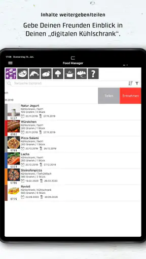 CASO Food Manager screenshot 12