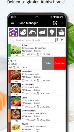 CASO Food Manager screenshot 5