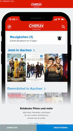 CINEPLEX Kinoprogramm screenshot 8