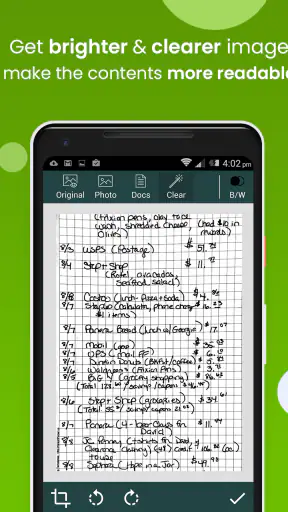 Clear Scan : scannen als PDF screenshot 3