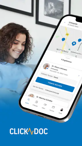 CLICKDOC – Arzttermine online screenshot 1