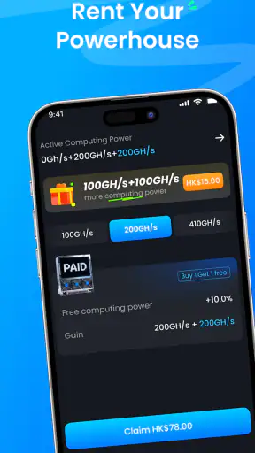CloudMineX-Mining-App screenshot 4