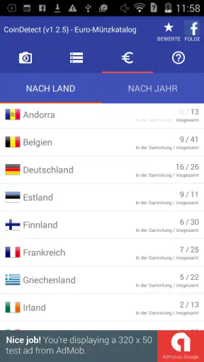 CoinDetect für Euro-Sammler screenshot 6