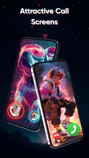 Farbtelefon, Anruf-Theme screenshot 2