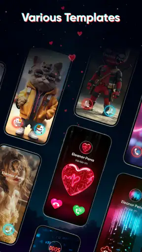 Farbtelefon, Anruf-Theme screenshot 9