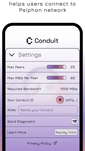 Conduit: Internet teilen screenshot 5