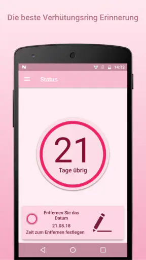 Contraceptive Ring Reminder + screenshot 1