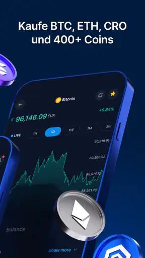Crypto.com - Kaufe BTC ETH CRO screenshot