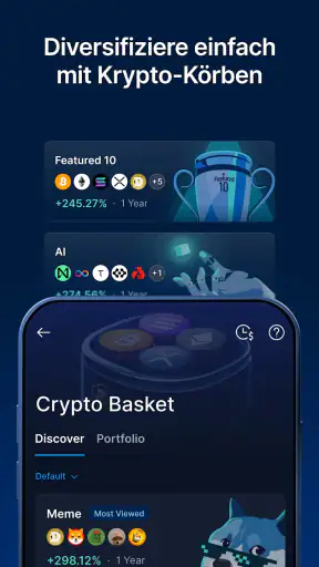 Crypto.com - Kaufe BTC ETH CRO screenshot