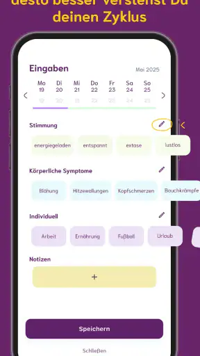 cyclotest App Periodenkalender screenshot 6