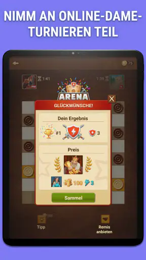 Dame - 2 spieler screenshot 12