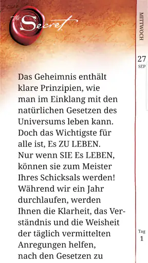 Das Geheimnis Täglichen Lehren screenshot 2
