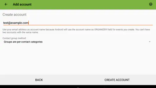 DAVx⁵ – CalDAV CardDAV WebDAV screenshot 11