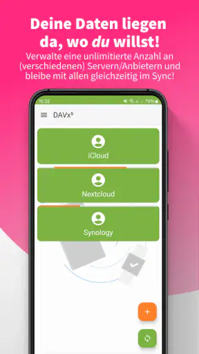 DAVx⁵ – CalDAV CardDAV WebDAV screenshot 5